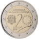 Andorre 2 Euro commémorative 2014 - 20e anniversaire de l'adhésion au Conseil de l'Europe - © European Central Bank