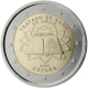 Espagne 2 Euro commémorative 2007 - 50e anniversaire du traité de Rome - © European Central Bank
