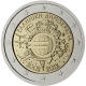 Grèce 2 Euro commémorative 2012 - Dix ans de billets et pièces en euros - © European Central Bank