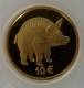 Luxembourg 10 Euro Or 2006 - Histoire culturelle - Sanglier de Titelberg - © Veber
