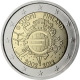 Finlande 2 Euro commémorative 2012 Dix ans de billets et pièces en euros - © European Central Bank