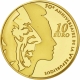 France 10 Euro Or 2008 - Semeuse - 50ème anniversaire de la Vème République - © NumisCorner.com