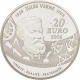 France 20 Euro Argent 2006 - Centenaire de la mort de Jules Verne - Cinq semaines en ballon - © NumisCorner.com