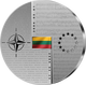Lituanie 20 Euro Argent - Adhésion de la Lituanie à l'OTAN et à l'UE 2024 - © Bank of Lithuania