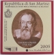 Saint-Marin 2 Euro commémorative 2005 - Année mondiale de la physique - Galilée - © McPeters