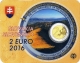 Slovaquie 2 Euro commémorative 2016 - Présidence slovaque du Conseil de l’Union européenne - Coincard - © Zafira