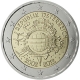 Autriche 2 Euro commémorative 2012 Dix ans de billets et pièces en euros - © European Central Bank
