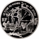 France 1 12 1,50 Euro Argent 2005 - Centenaire de la mort de Jules Verne - Le tour du monde en 80 jours - © NumisCorner.com
