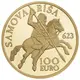 Slovaquie 100 Euro Or - 1400e anniversaire de l'établissement de l'empire de Samo 2023 - © National Bank of Slovakia