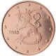 Finlande 1 Cent 2003 - © European Central Bank