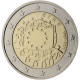 Irlande 2 Euro commémorative 2015 - 30 ans du drapeau européen - © European Central Bank