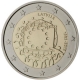 Lettonie 2 Euro commémorative 2015 - 30 ans du drapeau européen - © European Central Bank