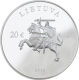 Lituanie 20 Euro Argent 2016 - 25e anniversaire de la consolidation de l'indépendance - © Bank of Lithuania