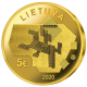 Lituanie 5 Euro Or - Science lituanienne - Sciences agricoles 2020 - © Bank of Lithuania