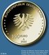 Allemagne 100 Euro Or - Les piliers de la démocratie - Liberté - F (Stuttgart) 2022