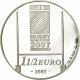 France 1 12 1,50 Euro Argent 2007 - Coupe du Monde de Rugby - France - © NumisCorner.com
