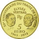 France 5 Euro Or 2013 - Europa - 50ème anniversaire du Traité de l'Elysée - © NumisCorner.com