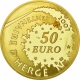 France 50 Euro Or 2007 - Centenaire d'Hergé - Tintin et Milou - © NumisCorner.com