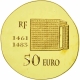 France 50 Euro Or 2013 - Louis XI - © NumisCorner.com