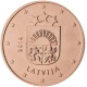 Lettonie 5 Cent 2014 - © European Central Bank