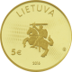 Lituanie 5 Euro Or 2016 - Science lituanienne : Physique - © Bank of Lithuania