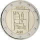 Malte 2 Euro - Patrimoine culturel 2018 - © European Central Bank