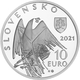 Slovaquie 10 Euro Argent - 100e anniversaire de la naissance de Alexander Dubček 2021 - © National Bank of Slovakia