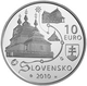 Slovaquie 10 Euro Argent 2010 - Patrimoine Mondial de l'UNESCO - Eglises en bois de la partie slovaque de la région des Carpates - BE - © National Bank of Slovakia