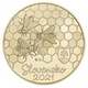 Slovaquie 5 Euro - Faune et flore en Slovaquie - L'abeille 2021 - © National Bank of Slovakia