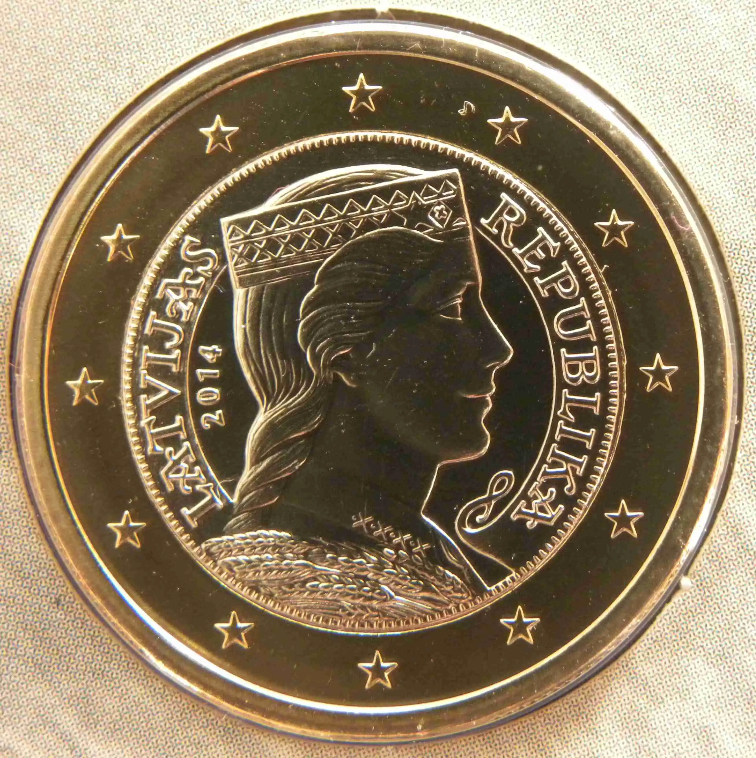Lettonie Monnaies Euro UNC 2014 ᐅ Valeur, tirage et images sur pieces