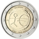 Belgique 2 Euro commémorative 10e anniversaire de lUnion économique et monétaire 2009 - © European Central Bank