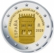 Espagne 2 Euro - Patrimoine mondial de l'UNESCO - L'architecture mudéjare en Aragon 2020  - © Union européenne 1998–2024