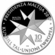 Malte 10 euro Argent 2017 - Présidence Maltaise du Conseil de l'Union Européenne - © Central Bank of Malta
