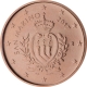 Saint-Marin 1 Cent 2017 - © European Central Bank