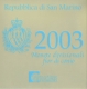 Saint-Marin Série Euro 2003 - © Zafira
