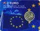 Slovaquie 2 Euro commémorative 2015 - 30 ans du drapeau européen - Coincard - © Zafira