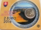 Slovaquie 2 Euro commémorative 2016 - Présidence slovaque du Conseil de l’Union européenne - Coincard - © Münzenhandel Renger
