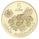 Slovaquie 5 Euro - Faune et flore en Slovaquie - L'abeille 2021 - © National Bank of Slovakia