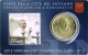 Vatican Euro Coincard 2012 - Pontificat de Benoït XVI n2 - avec un timbre - © Zafira