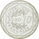 France 10 Euro Argent 2015 - Valeurs de la République - Astérix II - Liberté - Grille - La Serpe d'Or - © NumisCorner.com