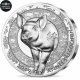 France 20 Euro Argent - Calendrier Chinois - Année du cochon 2019 - © NumisCorner.com