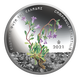 Grèce 5 Euro Argent - Environnement - Flore Endémique de la Grece - Campanula saxatilis 2021 - © Bank of Greece