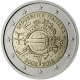 Italie 2 Euro commémorative 2012 - Dix ans de billets et pièces en euros - © European Central Bank