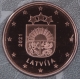 Lettonie 5 Cent 2021 - © eurocollection.co.uk