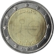 Luxembourg 2 Euro commémorative 2009 - 10 ans de l'Euro - UEM - © European Central Bank