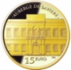 Malte 15 Euro Or 2015 - Auberge de Bavière Berġa tal-Baviera à La Valette - © Central Bank of Malta