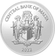 Malte 2,50 Euro - Jubilé de platine - Reine Elisabeth II 2022 - © Central Bank of Malta