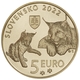 Slovaquie 5 Euro - Faune et flore en Slovaquie - Le lynx 2022 - © National Bank of Slovakia