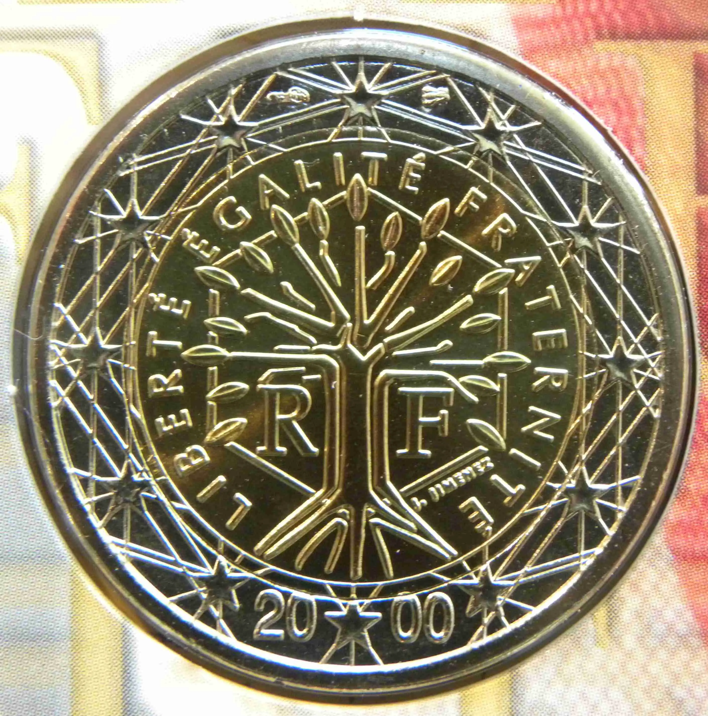 France Monnaies Euro UNC 2000 ᐅ Valeur, tirage et images sur pieceseuro.tv