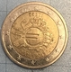 Estonie 2 Euro commémorative Dix ans de billets et pièces en euros 2012 - © muenzen2023